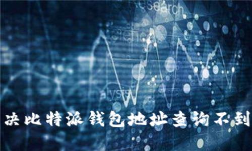 如何解决比特派钱包地址查询不到的问题