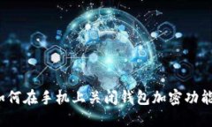 如何在手机上关闭钱包加密功能？