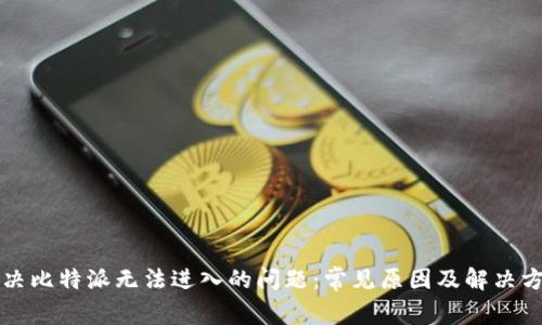 解决比特派无法进入的问题：常见原因及解决方案