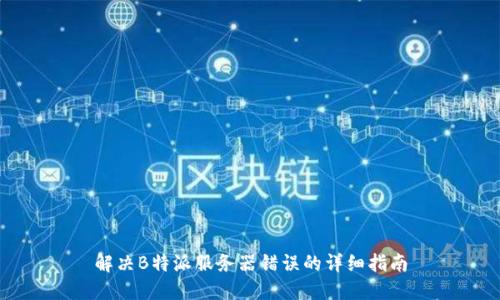 解决B特派服务器错误的详细指南