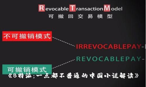 《B特派：一点都不普通的中国小说解读》