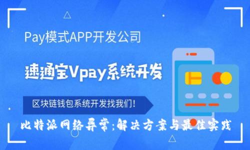 比特派网络异常：解决方案与最佳实践