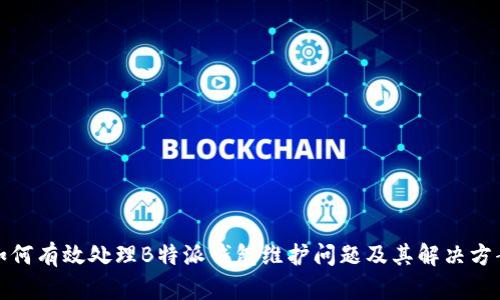 如何有效处理B特派钱包维护问题及其解决方案