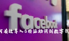 如何有效导入B特派助词到数字钱包？