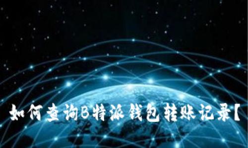 如何查询B特派钱包转账记录？
